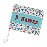 Hockey 2 Car Flag (Personalized)