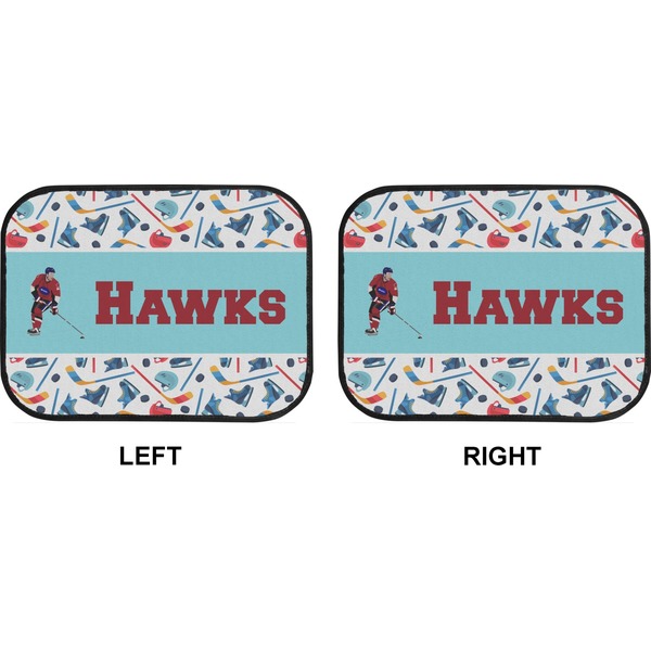 Hockey 2 Car Floor Mats (Back Seat) (Approval)