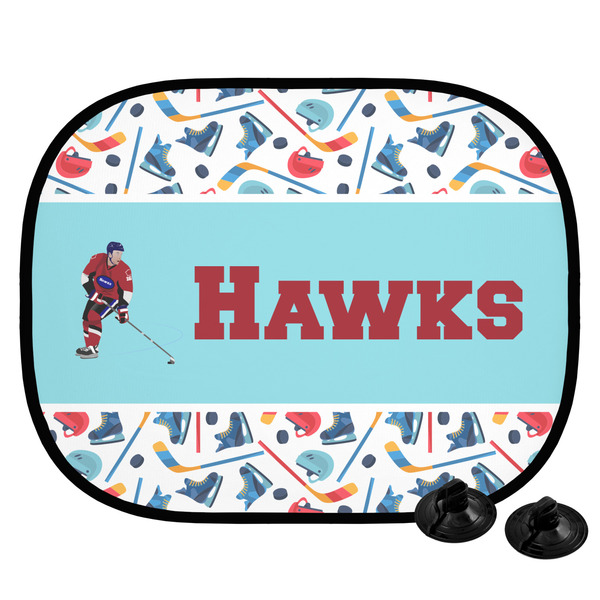 Custom Hockey 2 Car Side Window Sun Shade (Personalized)