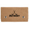 Hockey 2 Cards & Dice Set - Light Brown (Personalized)