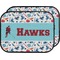Hockey 2 Car Floor Mats (Back Seat) (Personalized)