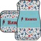 Hockey 2 Car Floor Mats Set - 2 Front & 2 Back (Personalized)
