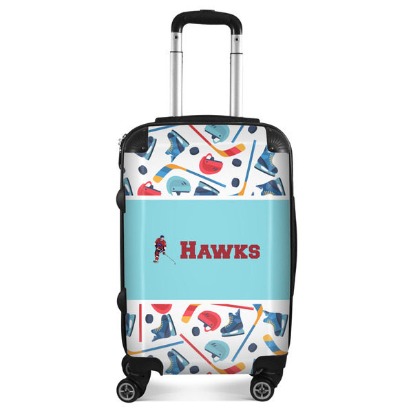 Custom Hockey 2 Suitcase - 20" Carry On (Personalized)