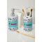 Hockey 2 Ceramic Bathroom Accessories - LIFESTYLE (toothbrush holder & soap dispenser)
