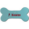 Hockey 2 Ceramic Dog Ornament - Front w/ Name or Text