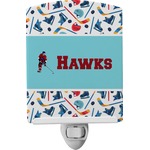 Hockey 2 Ceramic Night Light (Personalized)