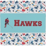 Hockey 2 Ceramic Tile Hot Pad (Personalized)