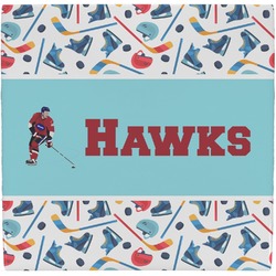 Hockey 2 Ceramic Tile Hot Pad (Personalized)