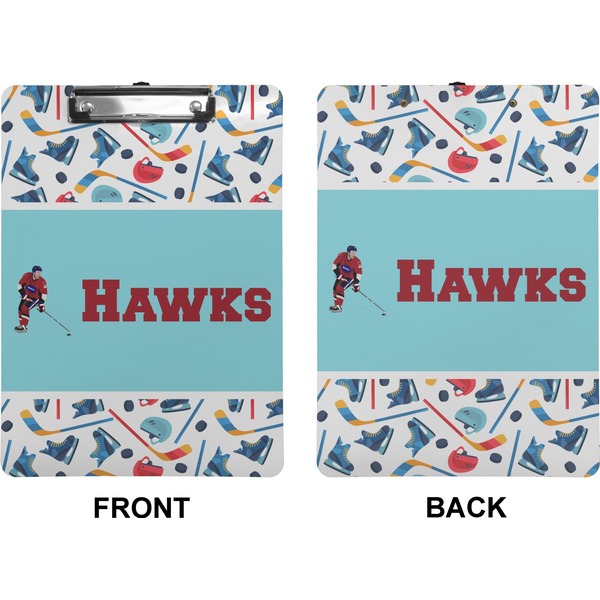 Hockey 2 Clipboard (Letter) (Front + Back)