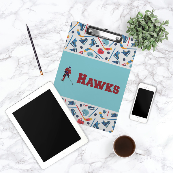 Hockey 2 Clipboard - Lifestyle Photo