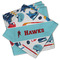 Hockey 2 Cloth Napkins - Personalized Lunch (PARENT MAIN Set of 4)