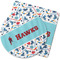 Hockey 2 Rubber Backed Coaster (Personalized)