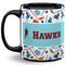 Hockey 2 Coffee Mug - 11 oz - Full- Black