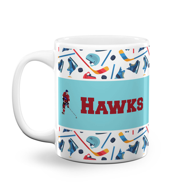 Custom Hockey 2 Coffee Mug (Personalized)