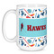 Hockey 2 Coffee Mug - 15 oz - White