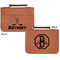 Hockey 2 Cognac Leatherette Bible Covers - Small Double Sided Apvl