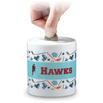 Hockey 2 Coin Bank (Personalized)