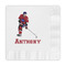 Hockey 2 Embossed Decorative Napkin - Front View