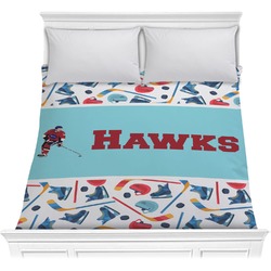 Hockey 2 Comforter - Full / Queen (Personalized)