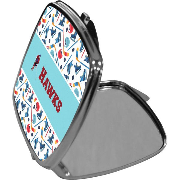 Hockey 2 Compact Mirror (Side View)