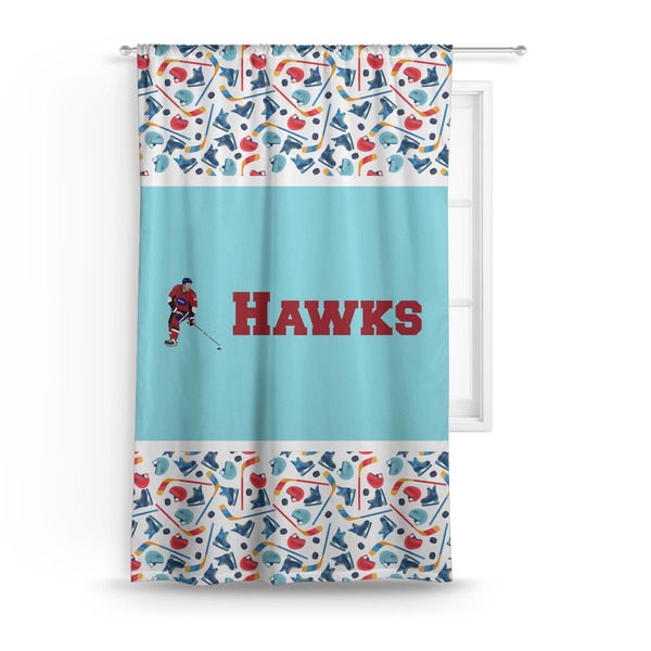 Custom Hockey 2 Curtain (Personalized)