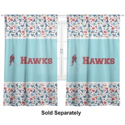 Hockey 2 Curtain Panel - Custom Size (Personalized)