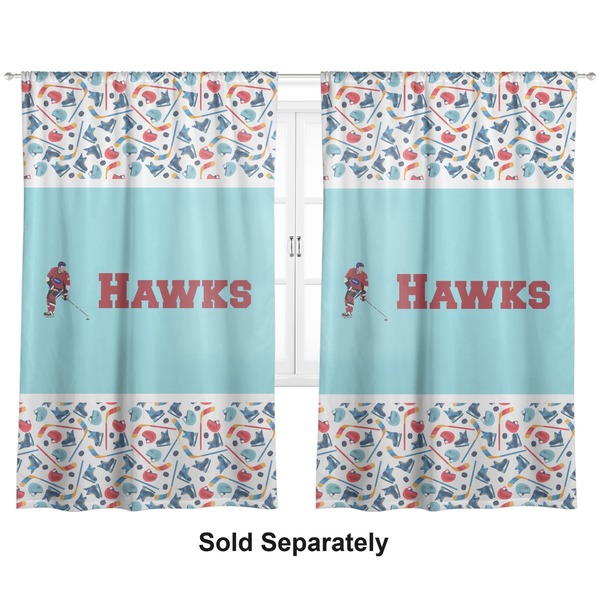 Custom Hockey 2 Curtain Panel - Custom Size (Personalized)