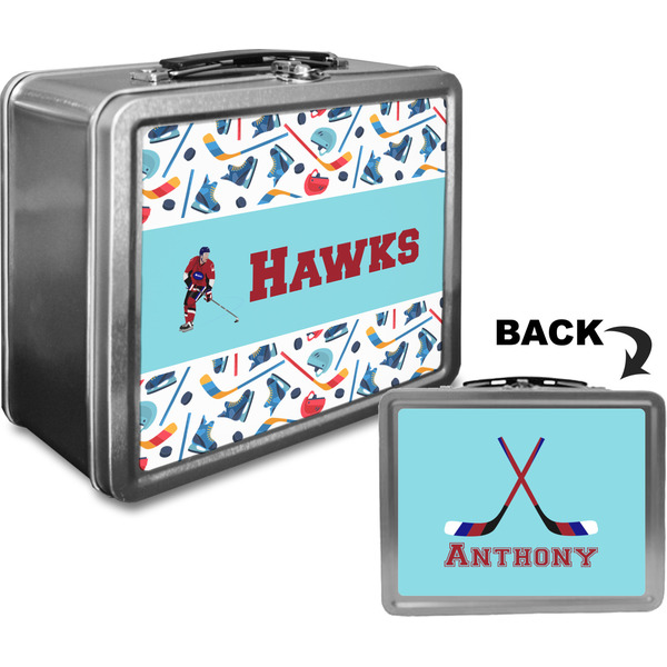 Hockey 2 Custom Lunch Box / Tin Approval