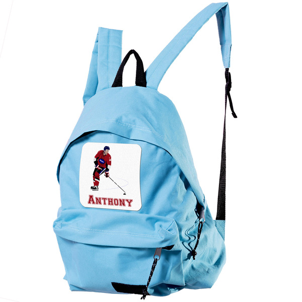 Hockey 2 Custom Shape Iron On Patches - XL single APPROVAL