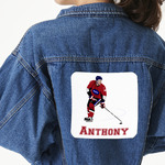Hockey 2 Large Custom Shape Patch - 2XL (Personalized)