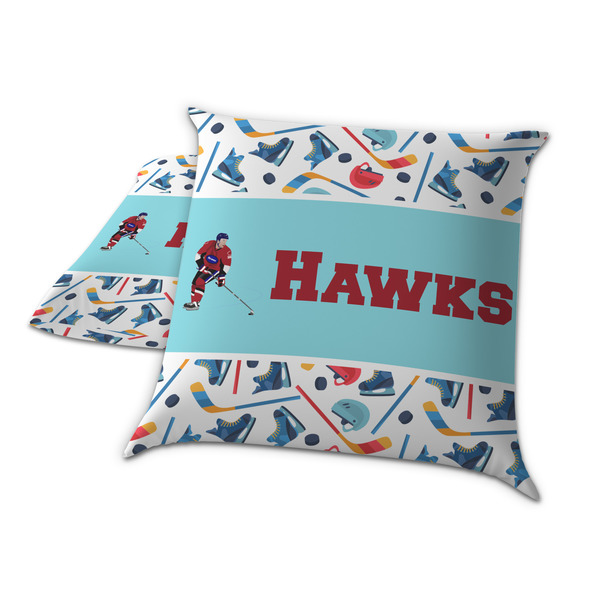 Hockey 2 Decorative Pillow Case - TWO