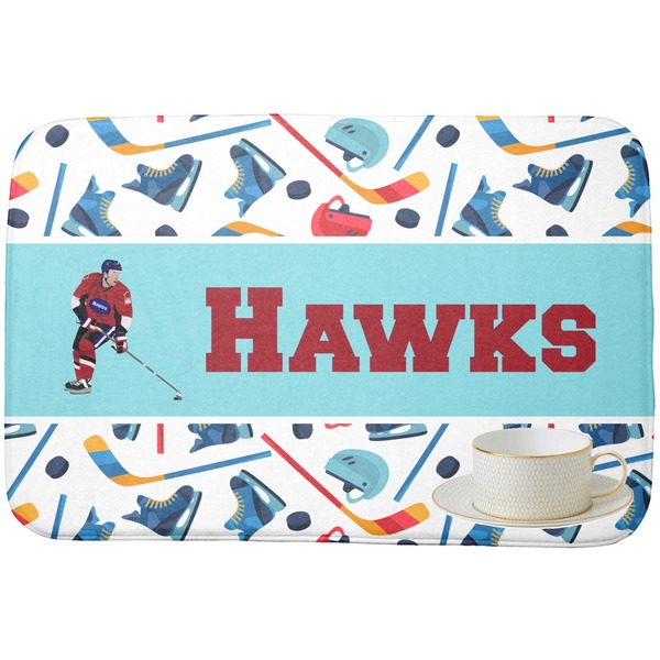 Hockey 2 Dish Drying Mat