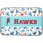 Hockey 2 Dish Drying Mat (Personalized)
