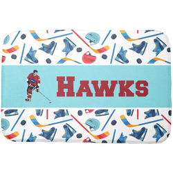 Hockey 2 Dish Drying Mat (Personalized)