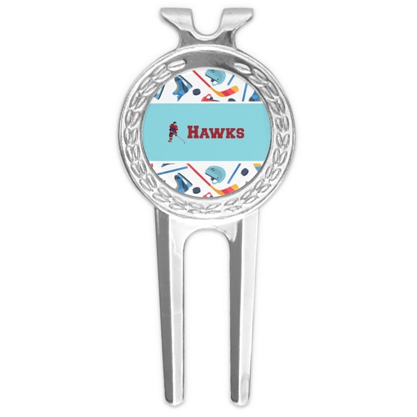 Custom Hockey 2 Golf Divot Tool & Ball Marker (Personalized)