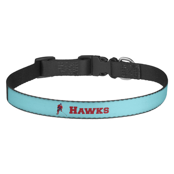 Custom Hockey 2 Dog Collar - Medium (Personalized)