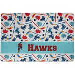 Hockey 2 Dog Food Mat w/ Name or Text