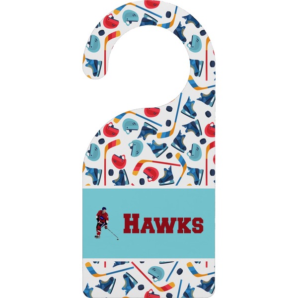 Custom Hockey 2 Door Hanger (Personalized)