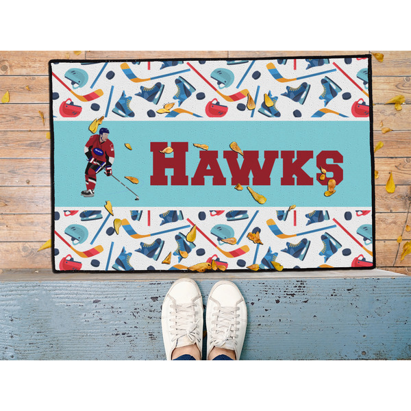 Hockey 2 Door Mat - LIFESTYLE (Med)