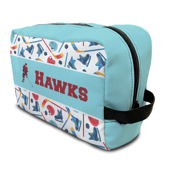 Custom Hockey 2 Toiletry Bag / Dopp Kit (Personalized)