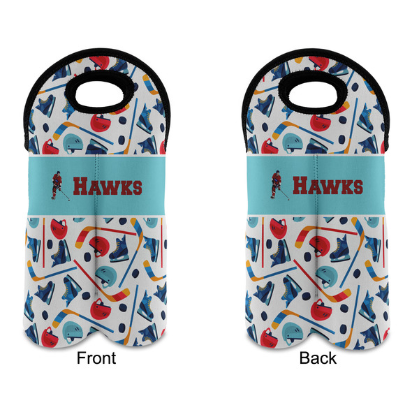 Hockey 2 Double Wine Tote - APPROVAL (new)