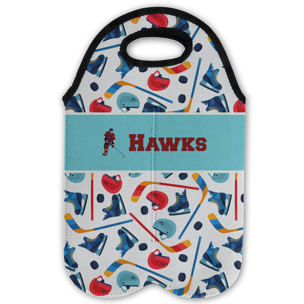 Hockey 2 Double Wine Tote - Flat (new)