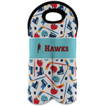 Hockey 2 Wine Tote Bag (2 Bottles) (Personalized)