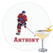 Hockey 2 Drink Topper - XLarge - Single with Drink