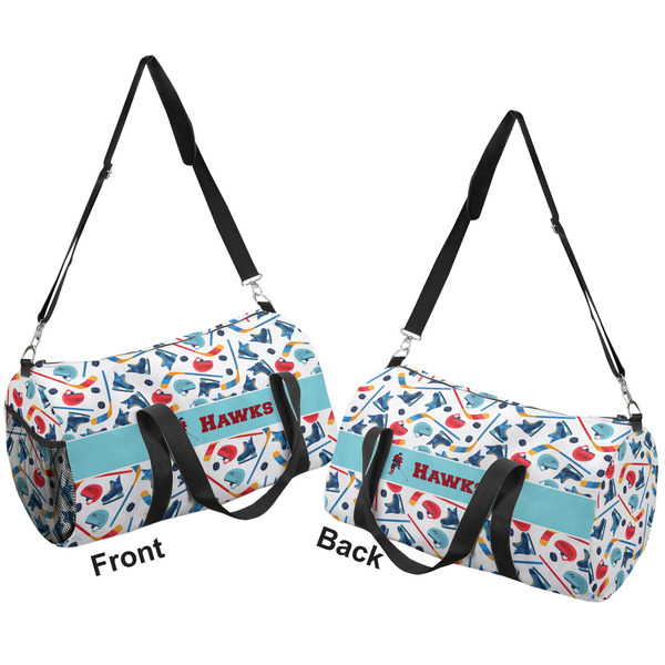 Hockey 2 Duffle bag small front and back sides
