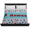Hockey 2 Duvet Cover - King - On Bed - No Prop