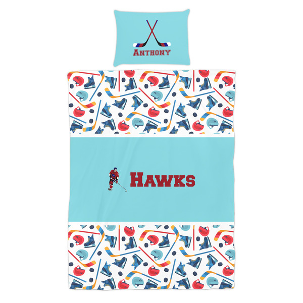 Hockey 2 Duvet Cover Set - Twin - Alt Approval
