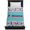 Hockey 2 Duvet Cover - Twin - On Bed - No Prop