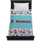 Hockey 2 Duvet Cover - Twin XL - On Bed - No Prop