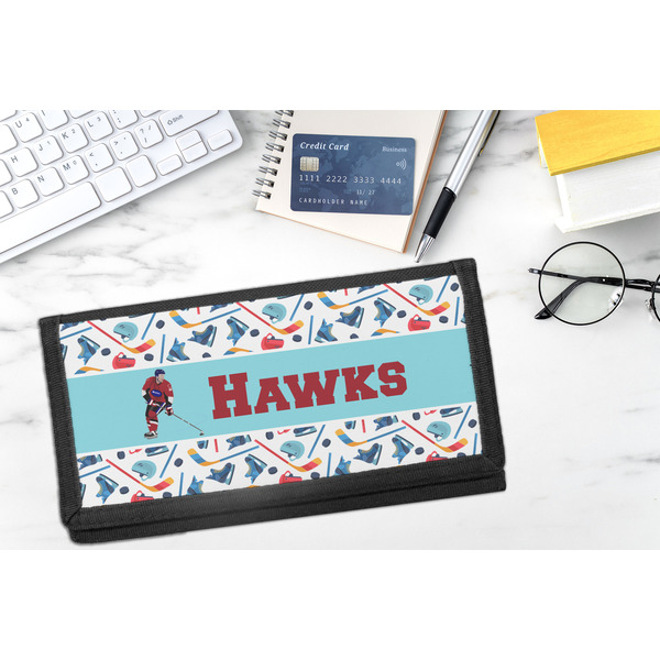 Hockey 2 DyeTrans Checkbook Cover - LIFESTYLE